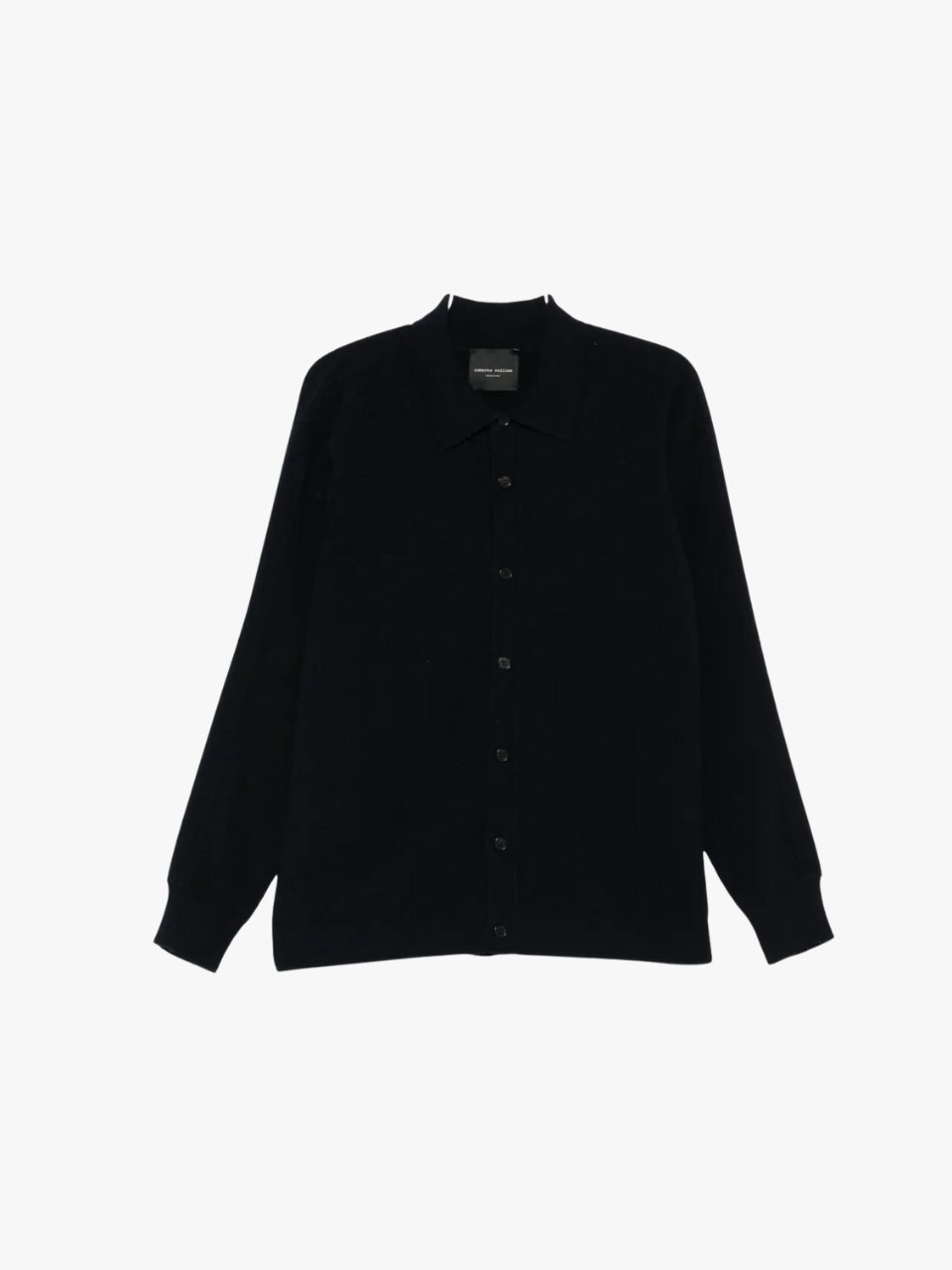 Roberto Collina geknöpfte Strickjacke Navy Herren