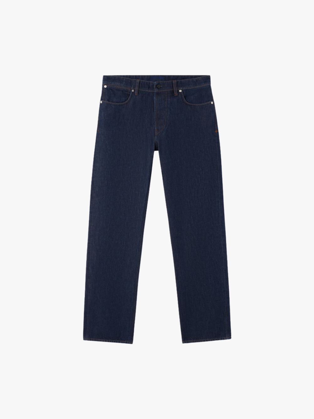 Stone Island Five‑Pocket Jeans Regular Straight Fit Indigo Denim Rinsed Herren