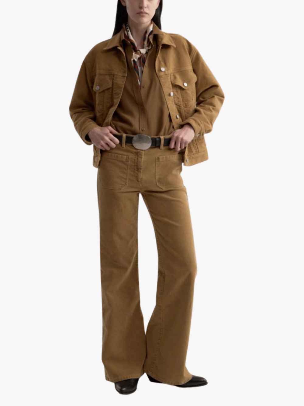 Nili Lotan Florence Corduroy Trousers Brown Women's