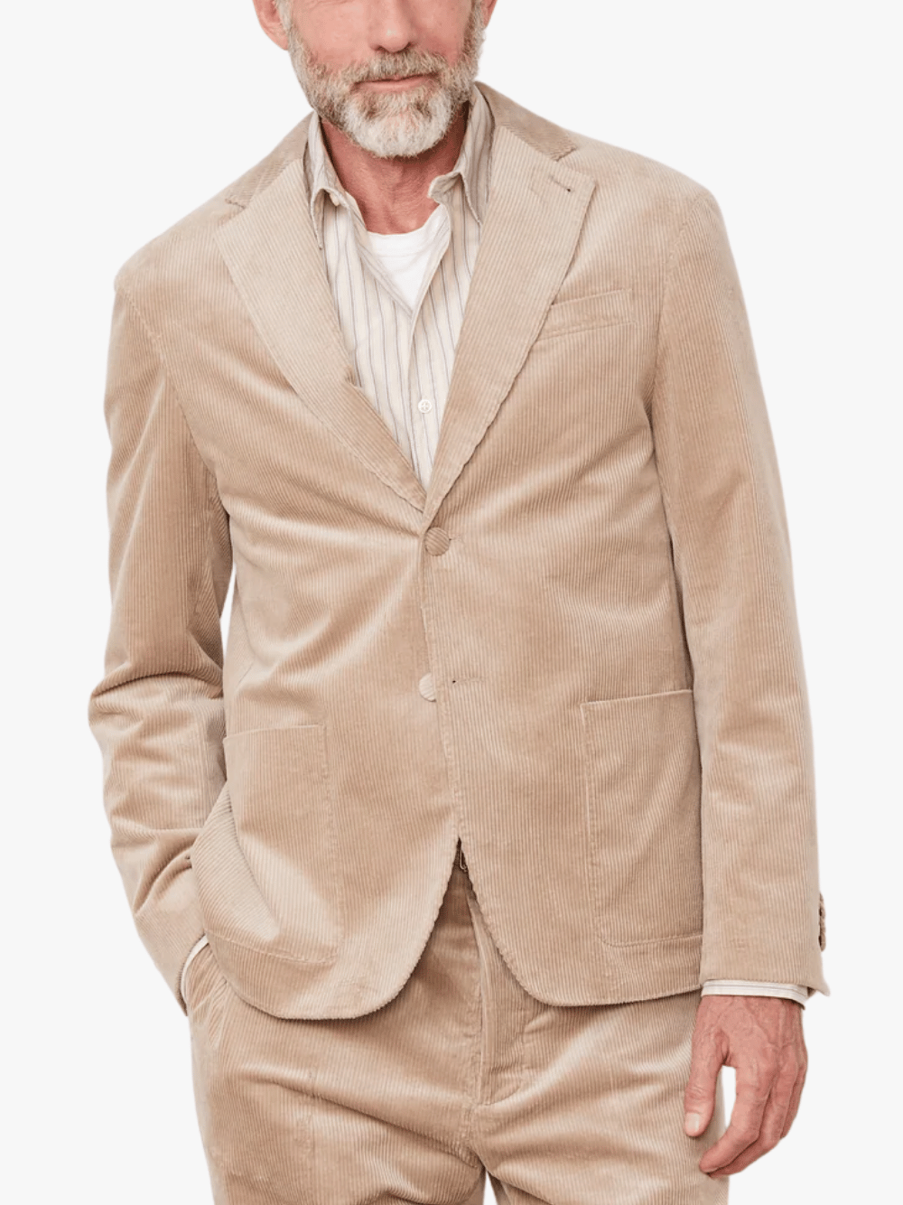 Officine Generale Michel Jacke Beige Herren