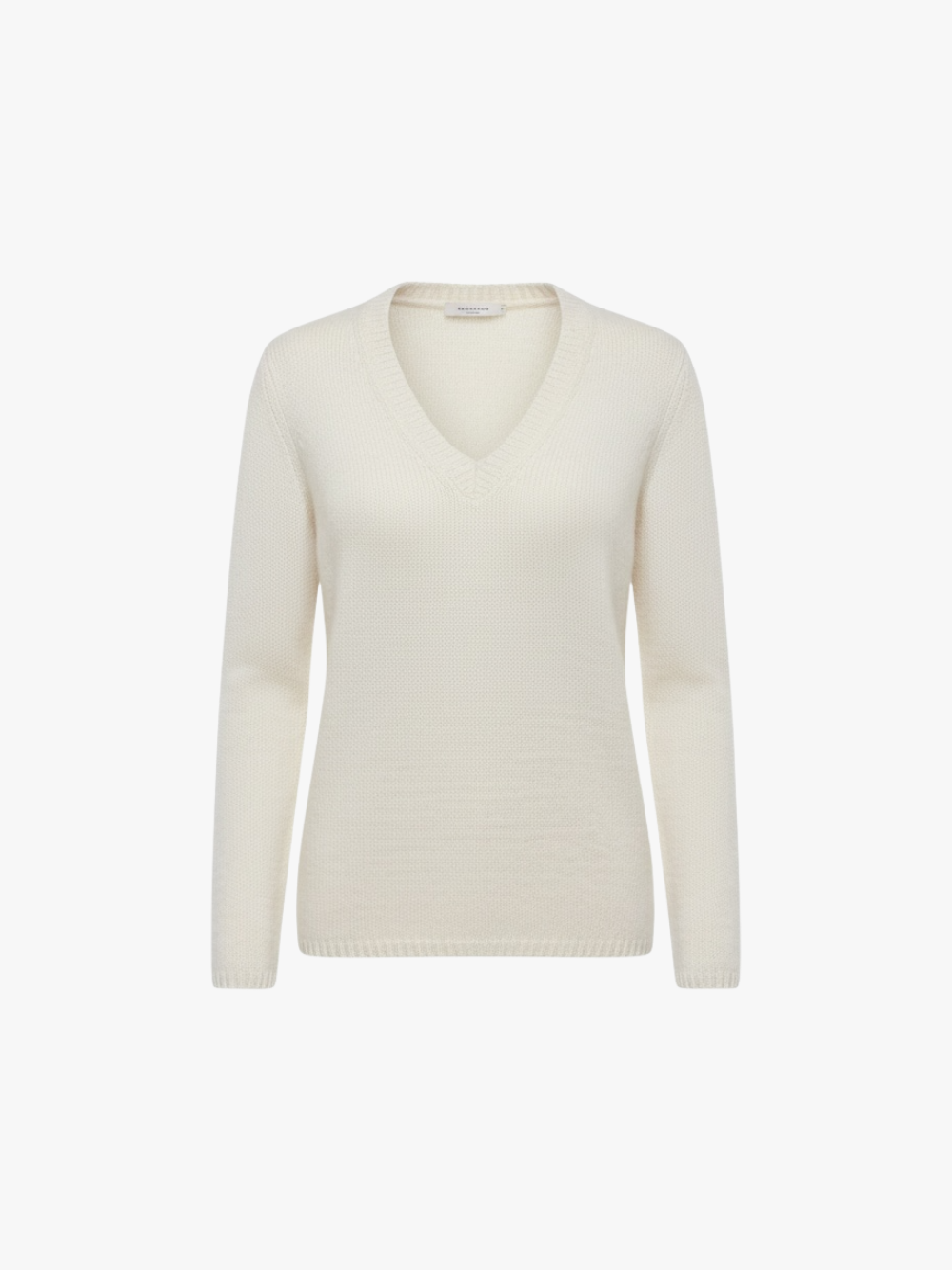 Gabriela Hearst Vesper V-Neck Sweater Ivory Damen