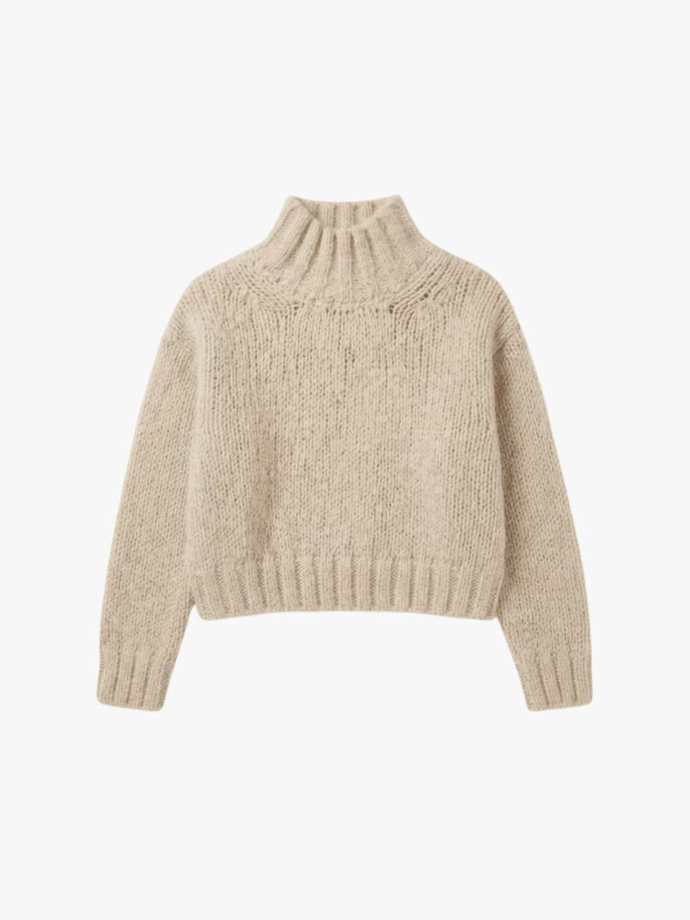 Roberto Collina Cashmere and Silk Turtleneck Ecru Women