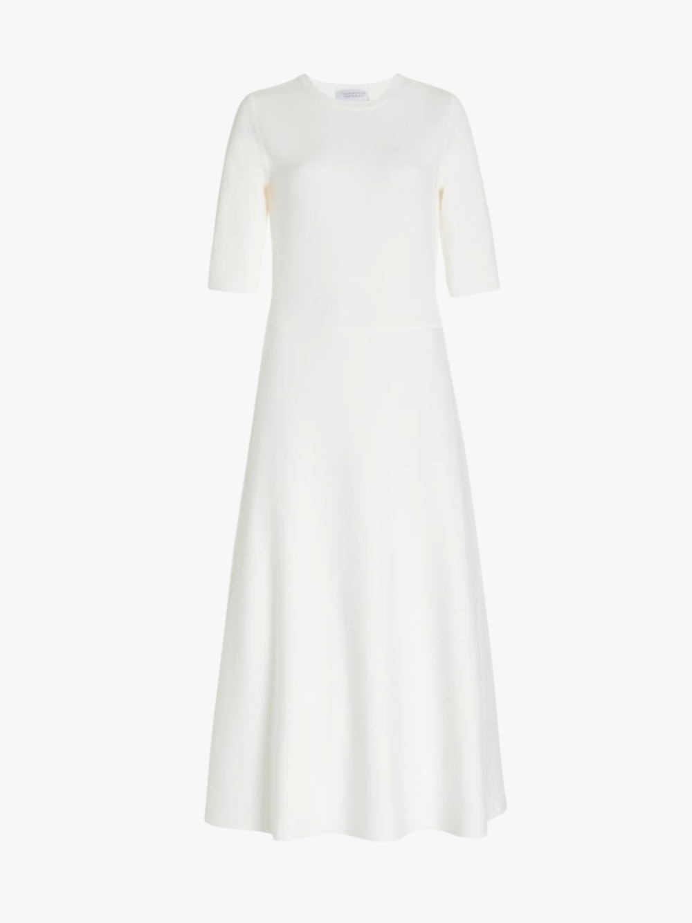 Gabriela Hearst Seymore Wool-Cashmere-Silk Midi Dress White Women's