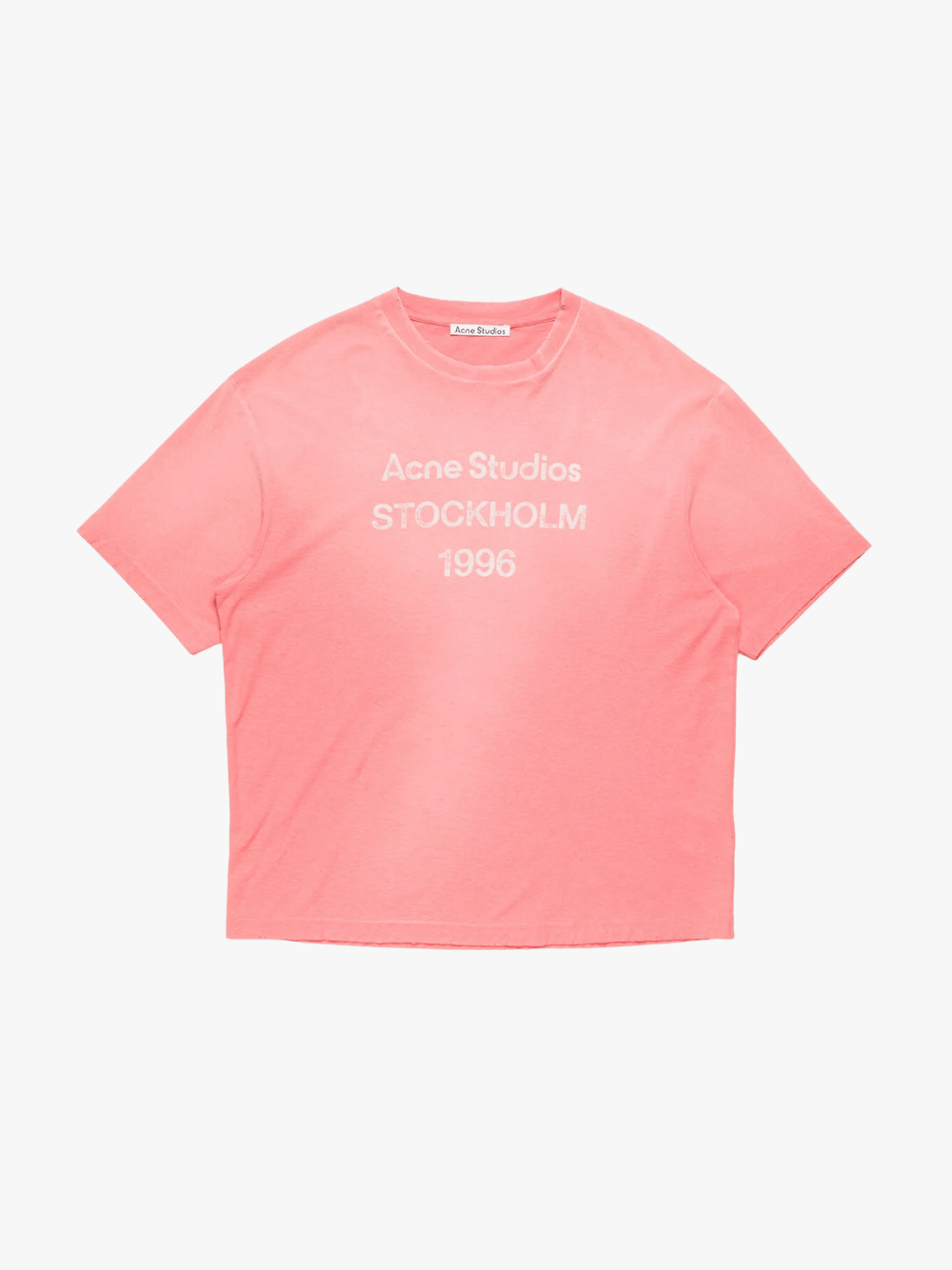 Acne Studios T-Shirt Rosa Herren