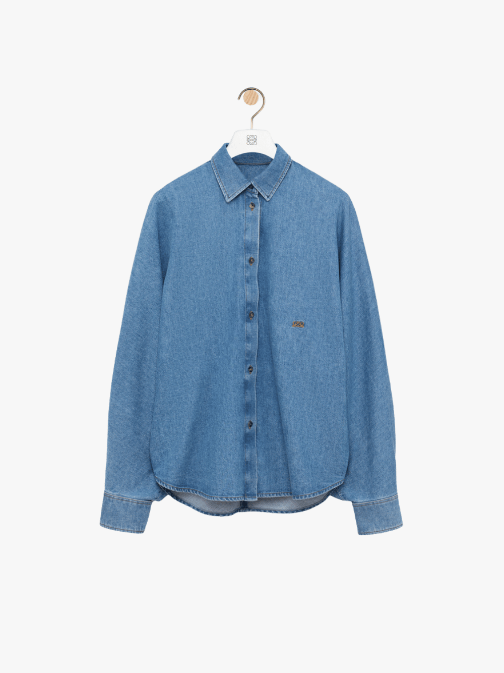 Loewe Denim Blau Damen Hemd