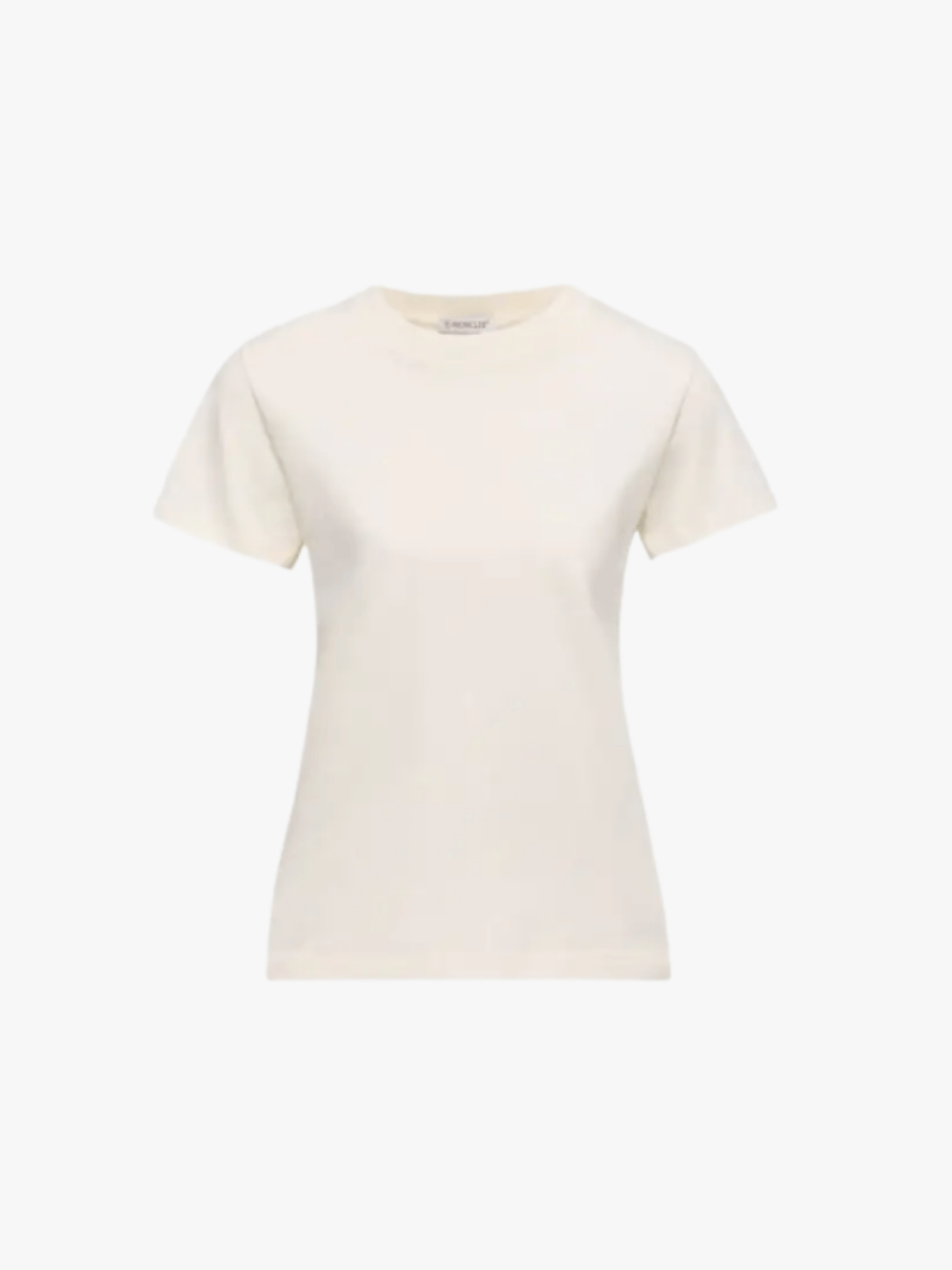 Moncler T-Shirt Creme Damen