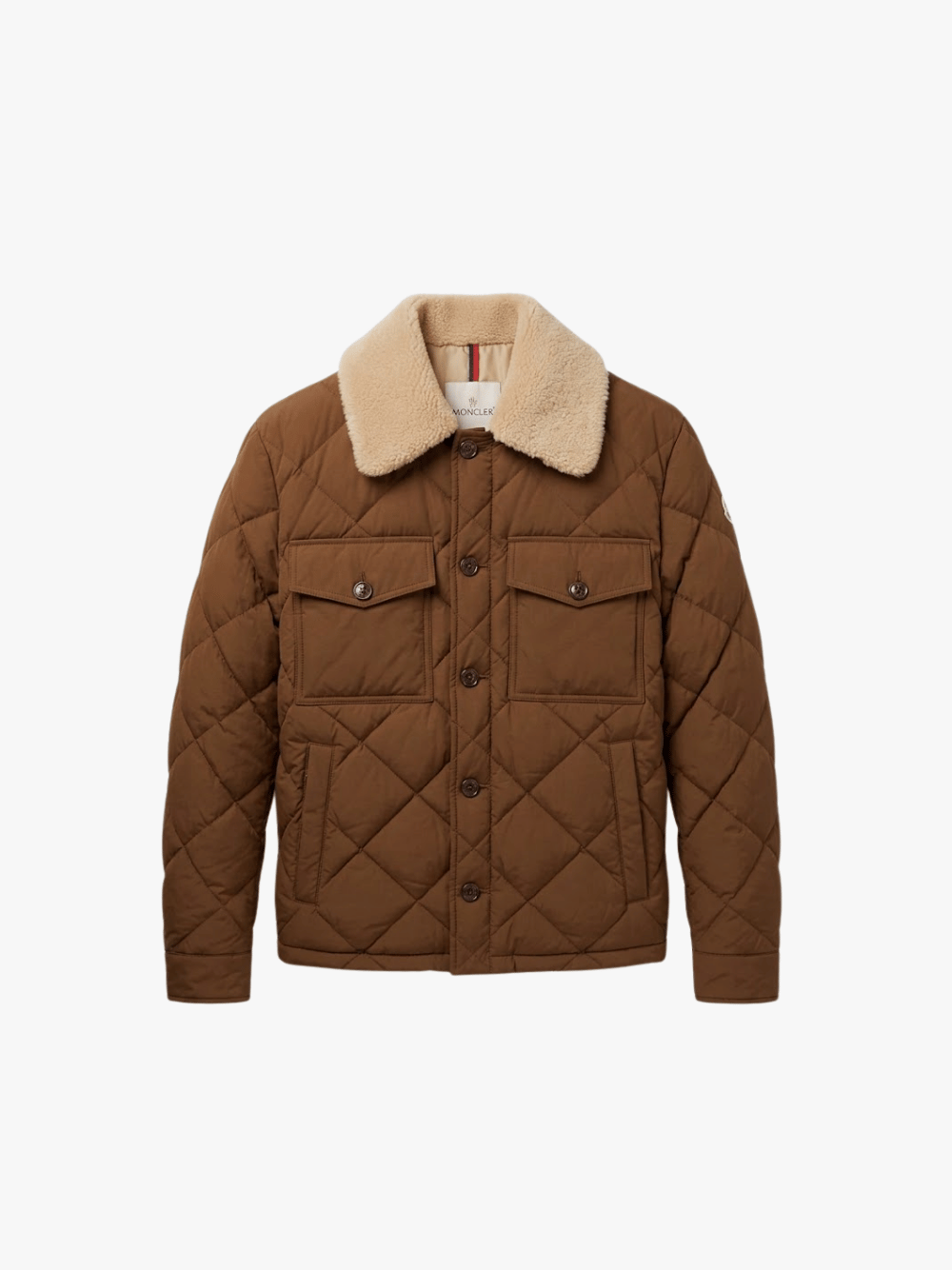 Moncler Aurevale Shirt Jacket Braun Herren