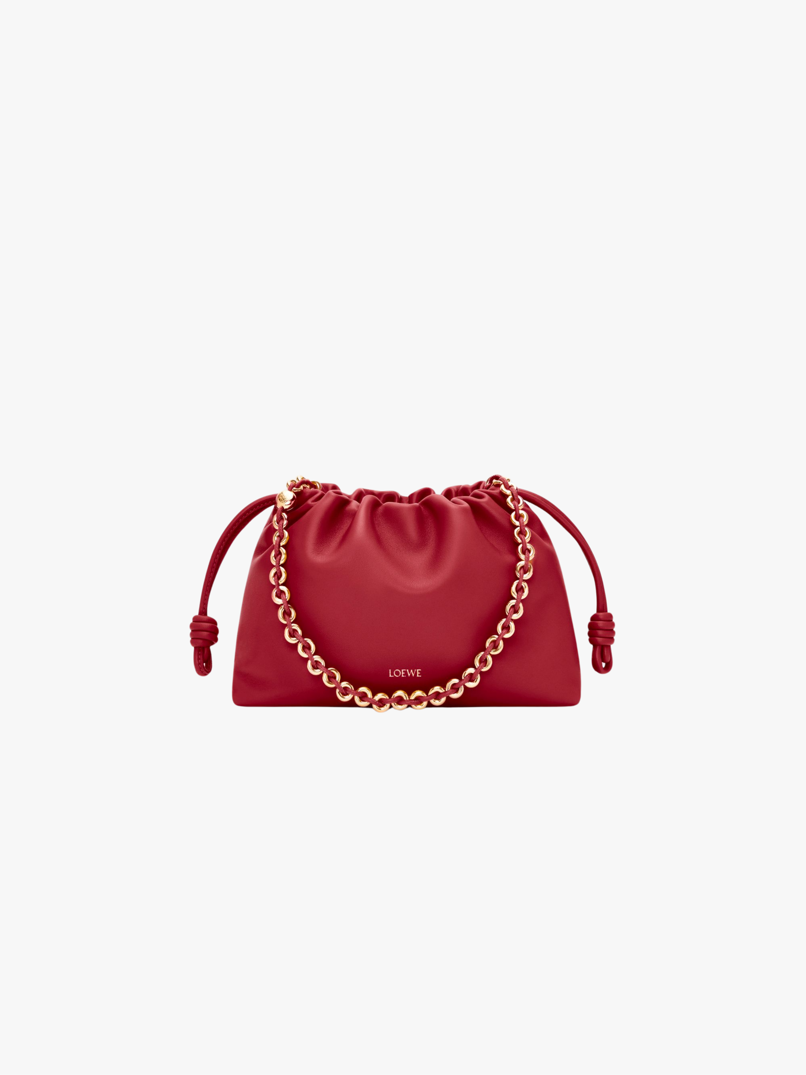 Mittelgro√üe Flamenco Tasche aus samtigem Nappa-Lammleder Loewe