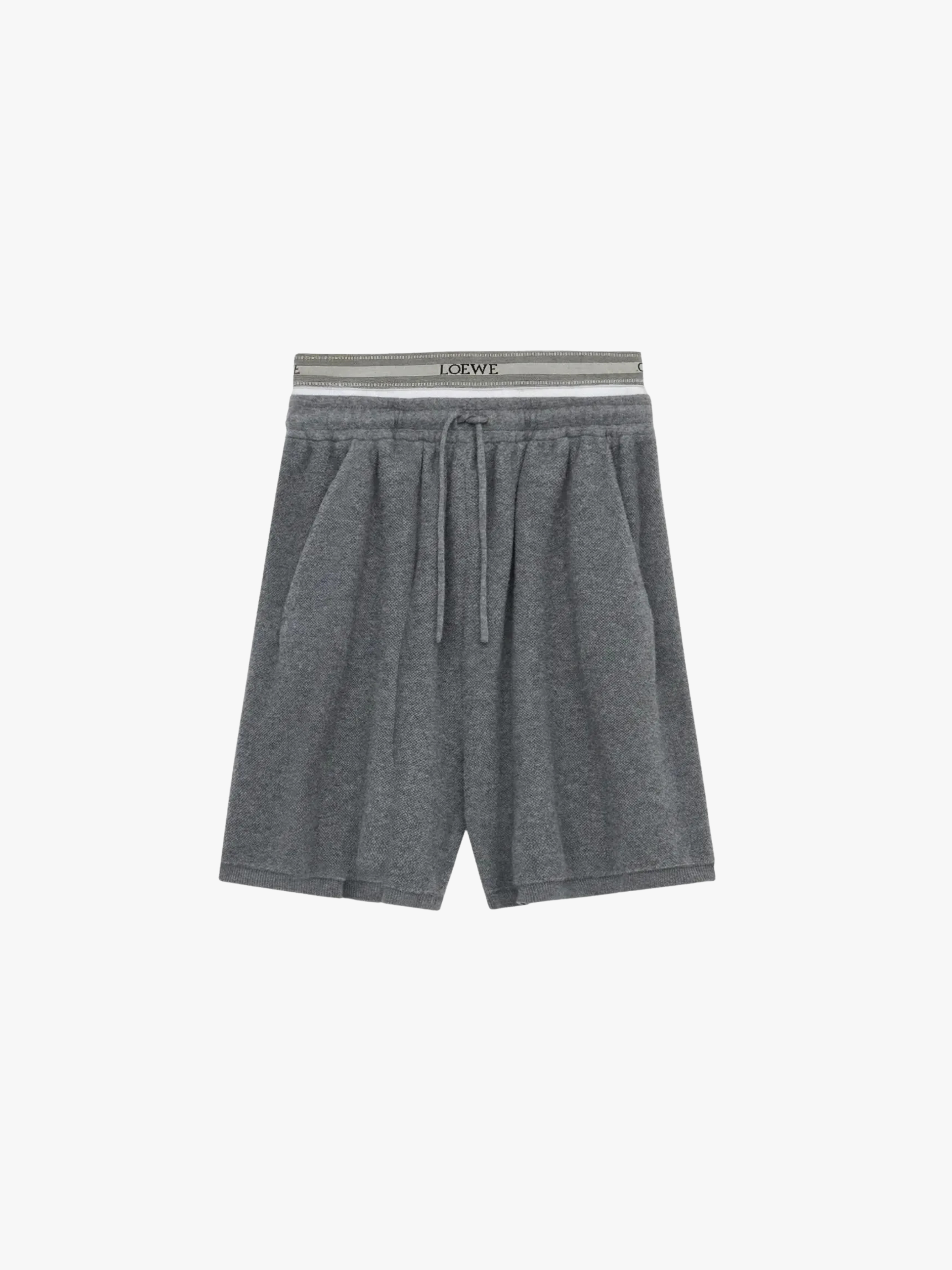 LOEWE Shorts mit elastischem Bund Grau Herren