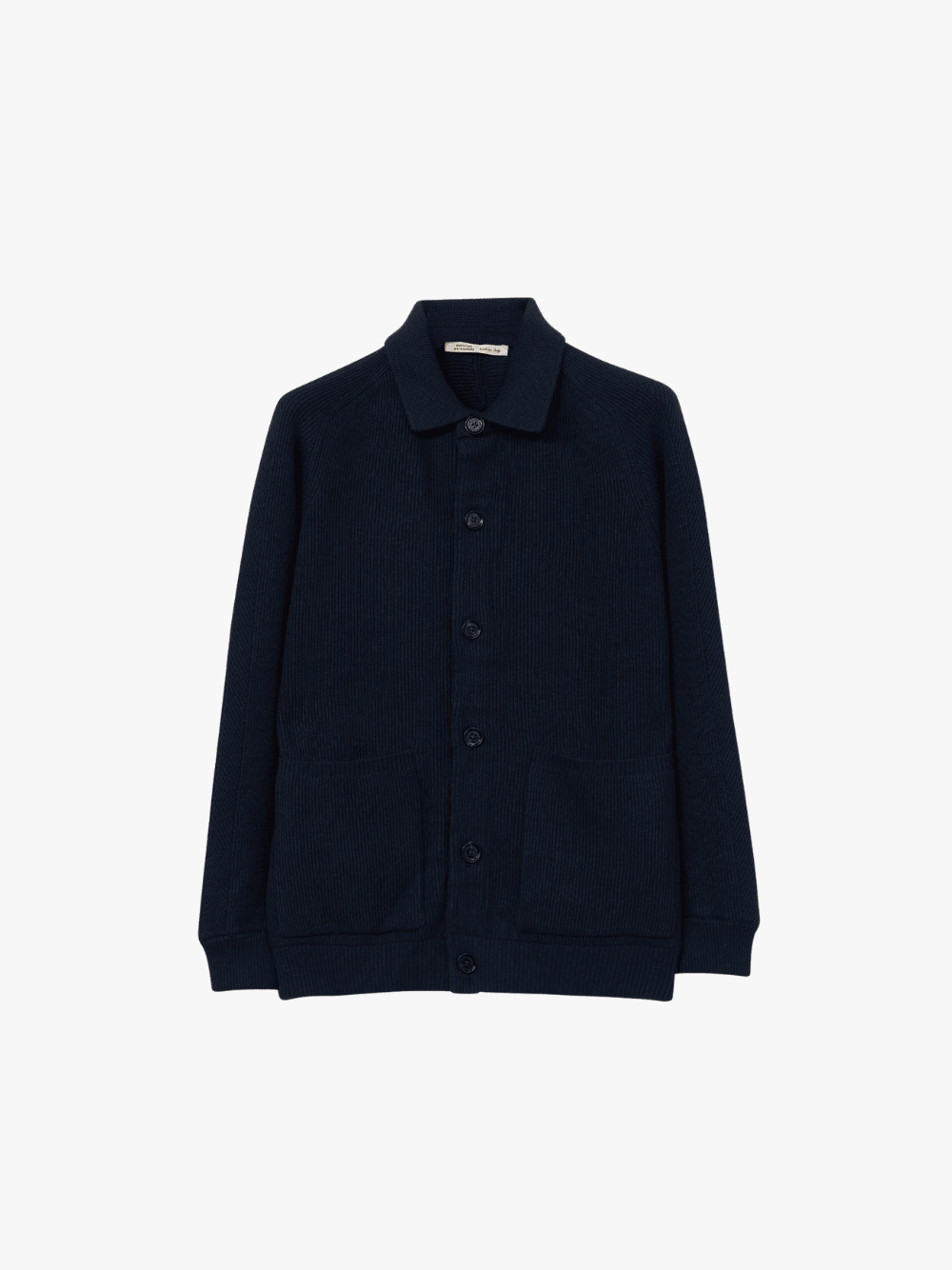 Maurizio Baldassari Chevron Blouson Strickjacke Navy Herren