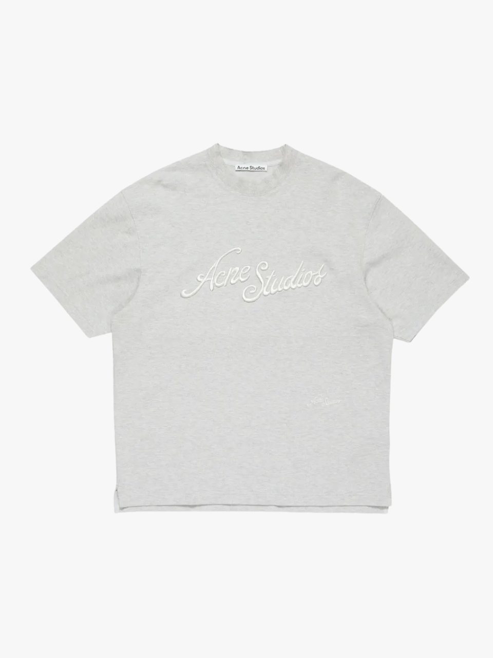 Acne Studios Klassisches T-Shirt Grau Herren