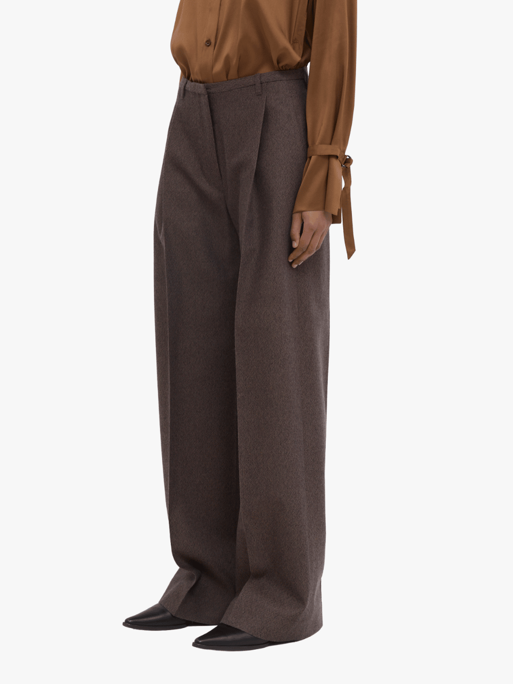 Christian Wijnants Pamira 9041 Hose Rust Tweed Braun Damen