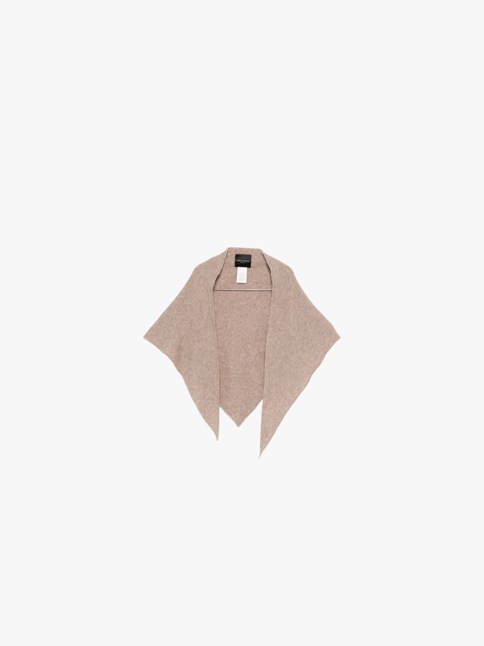 Roberto Collina dreieckiger Schal aus Wolle Beige Damen