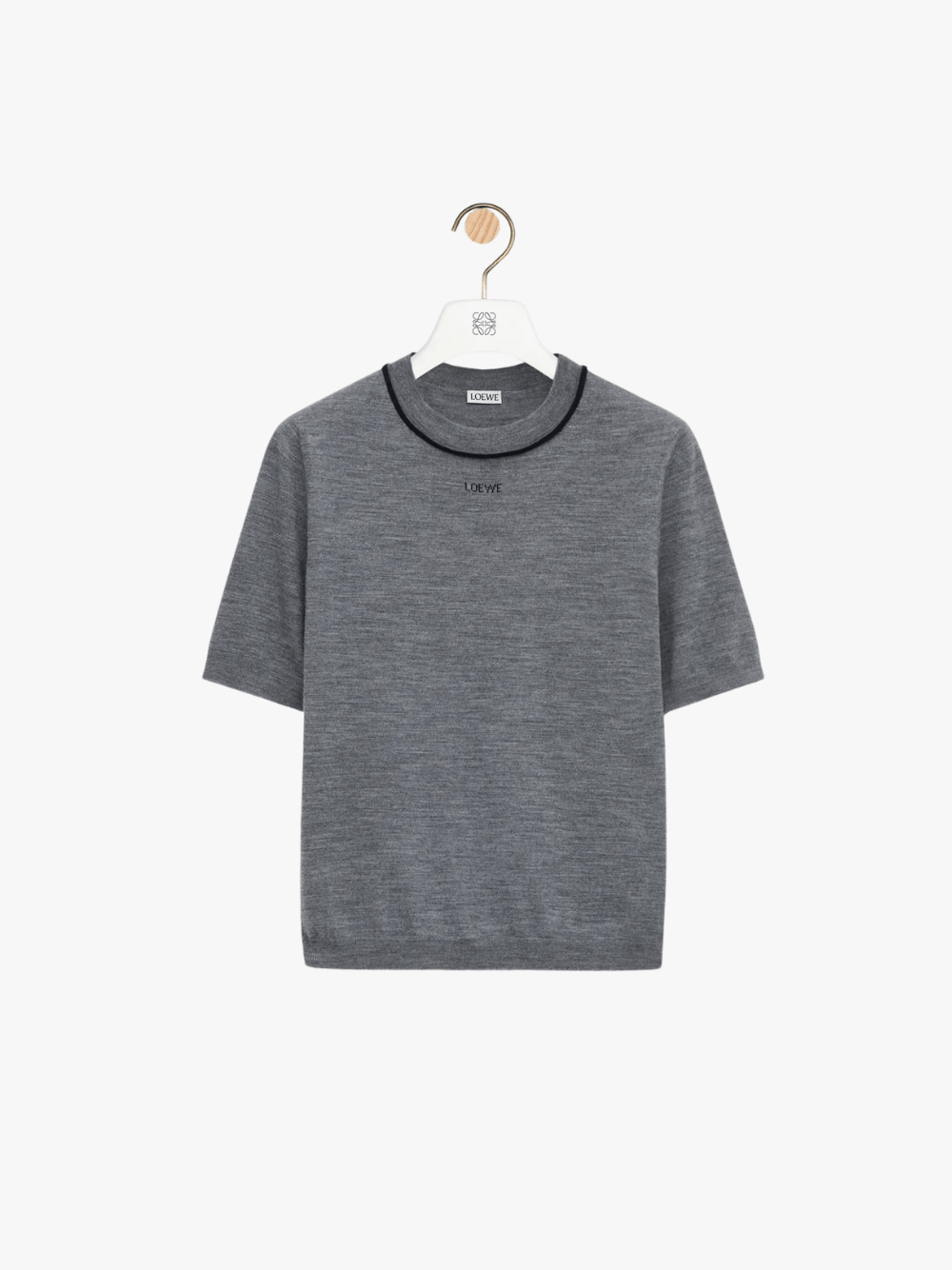 Loewe Pullover aus Wolle Grau Damen