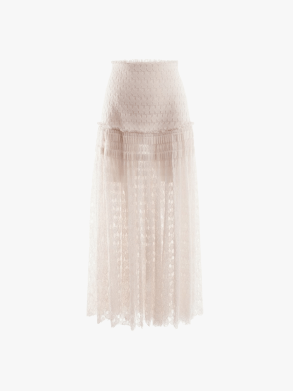 Ulla Johnson Aris Lace Maxi Skirt Chalk White Women