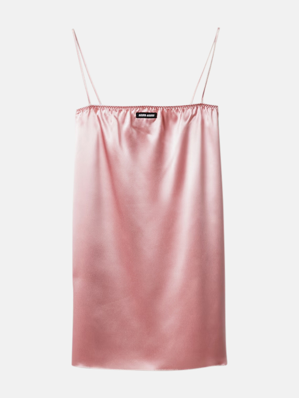Miu Miu Satin-Minikleid Rosa Damen
