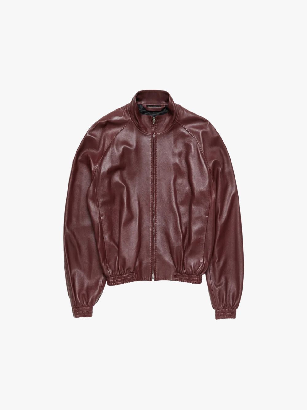 Acne Studios Leather Jacket Rum Brown Herrenjacke