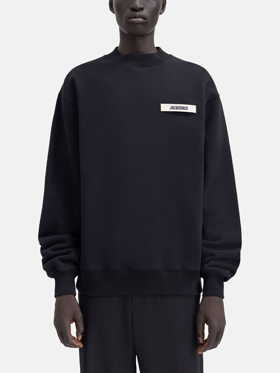 Jacquemus Das Gros Grain Sweatshirt Schwarz Herren