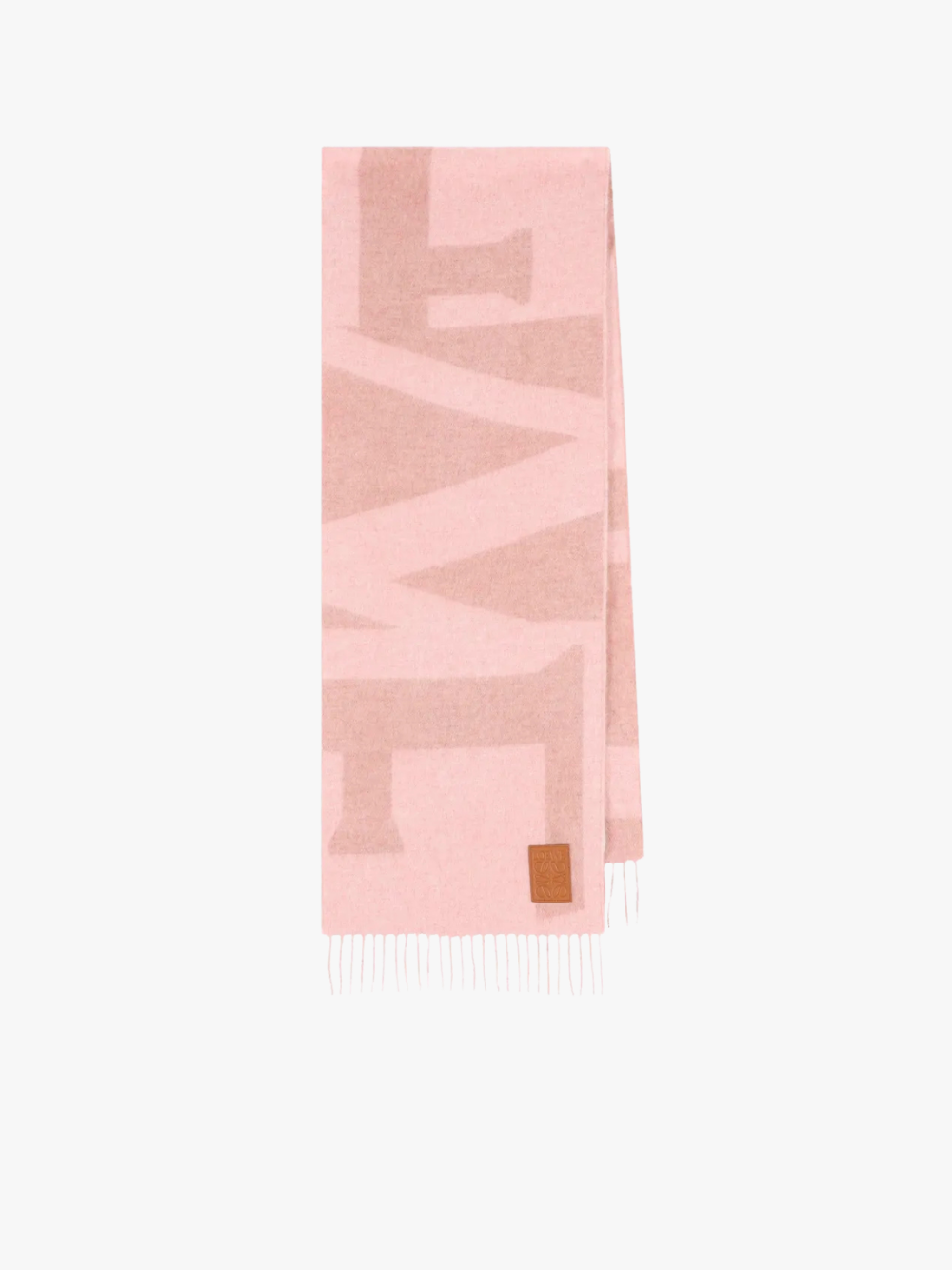 LOEWE Schal mit Logo Hellpink Damen