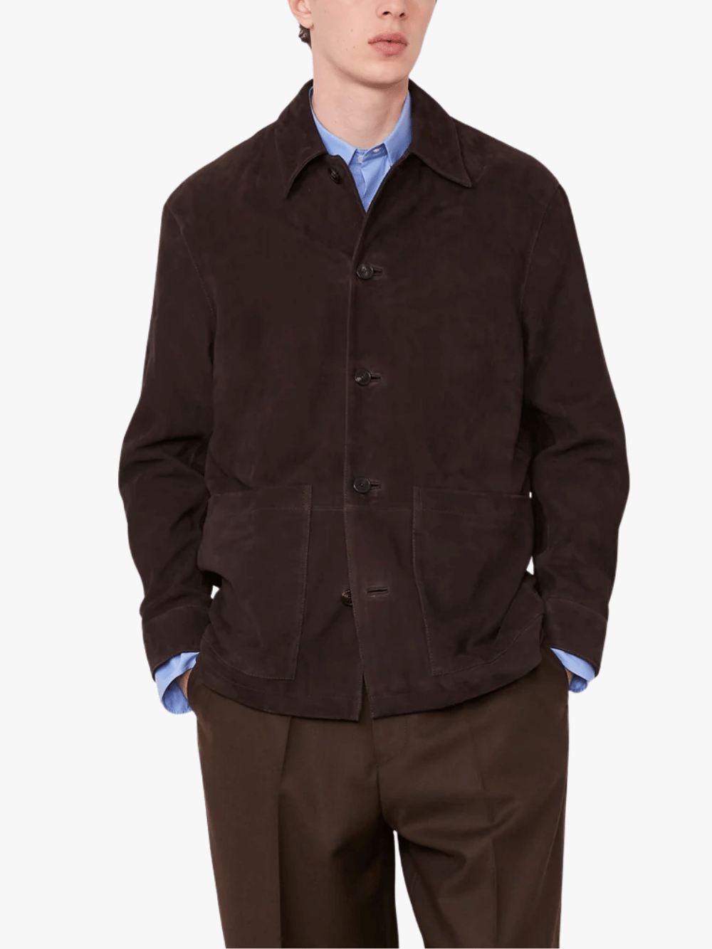 Officine Generale Overshirt Silvio Braun Herren