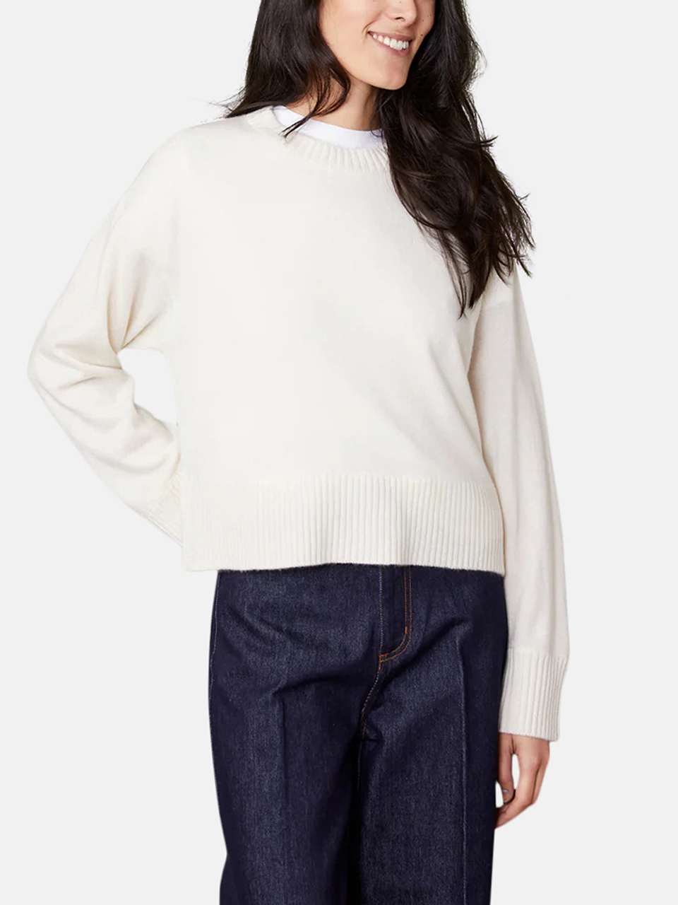 Officine Générale Nicky Sweater Weiß Damen